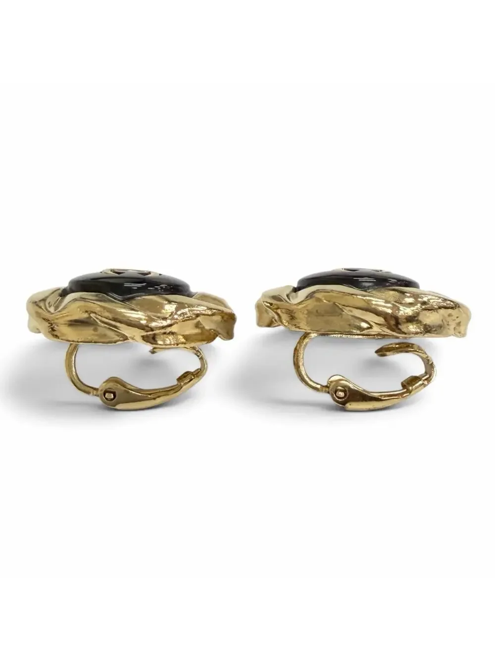 Chanel Cc Logo Clip-On Earrings Gold- #357896C72B